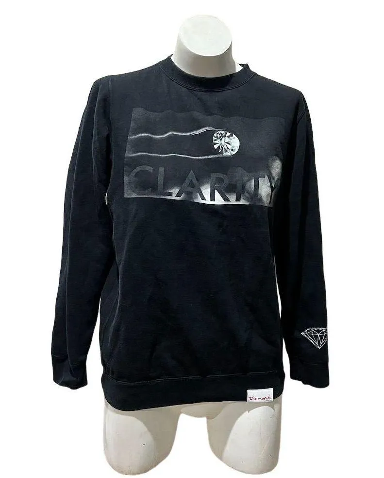 Diamond Supply Co Women's Graphic Pullover Sweater Black Size S - Image 5