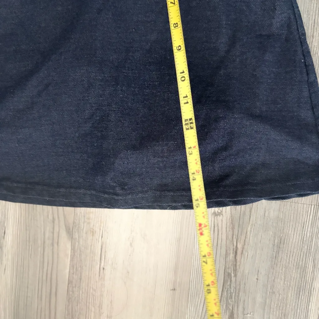 Classic Style Denim Style Skirt Black Size M - Image 4