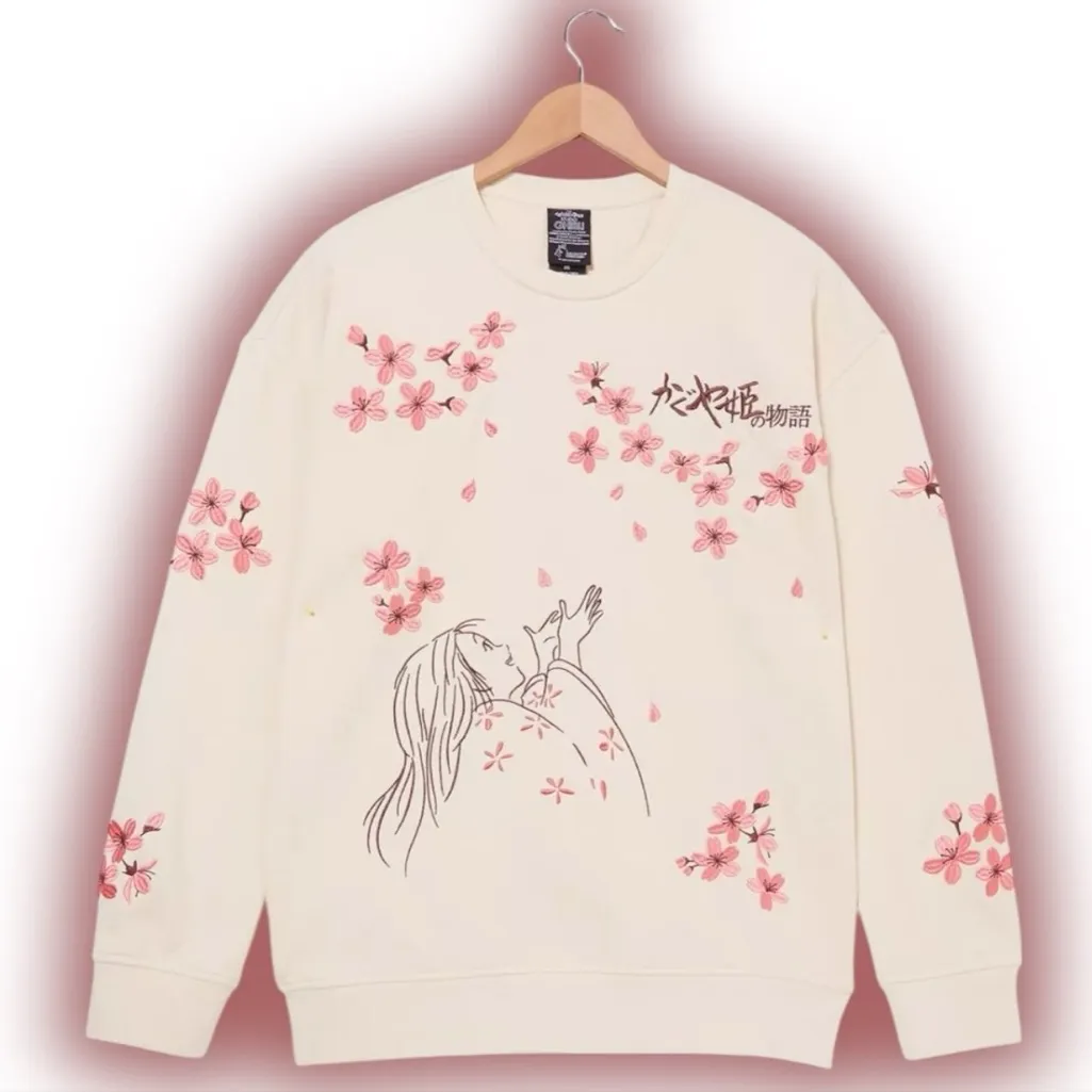 Studio Ghibli The Tale Of The Princess Kaguya Cherry Blossom Sweatshirt - Image 2