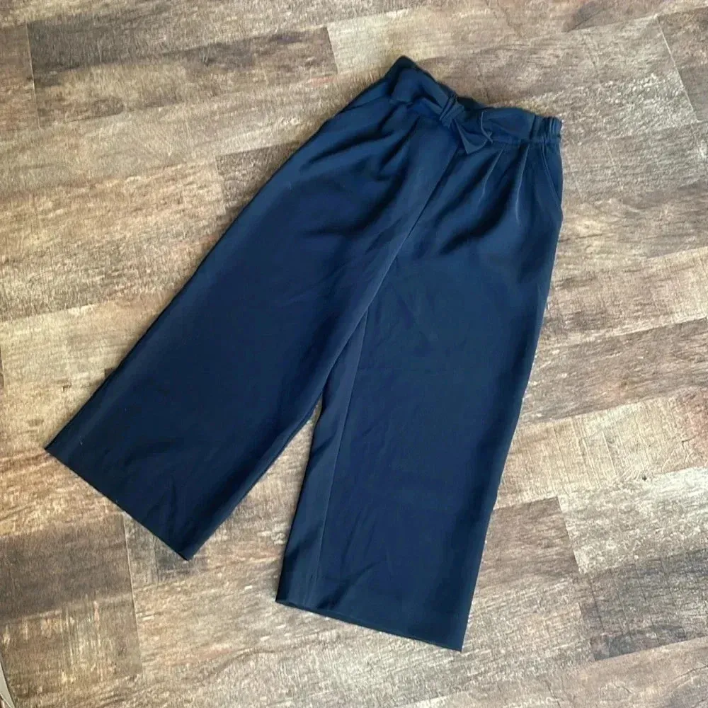 Noir Pant Black Dress Pants Elastic waist and tie LIKE NEW - Image 6