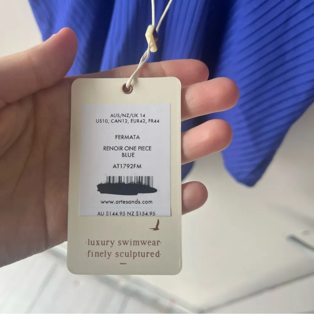 Artesands Fermata Renoir Multi Cup One Piece Swimsuit Blue Size 10 - Image 10