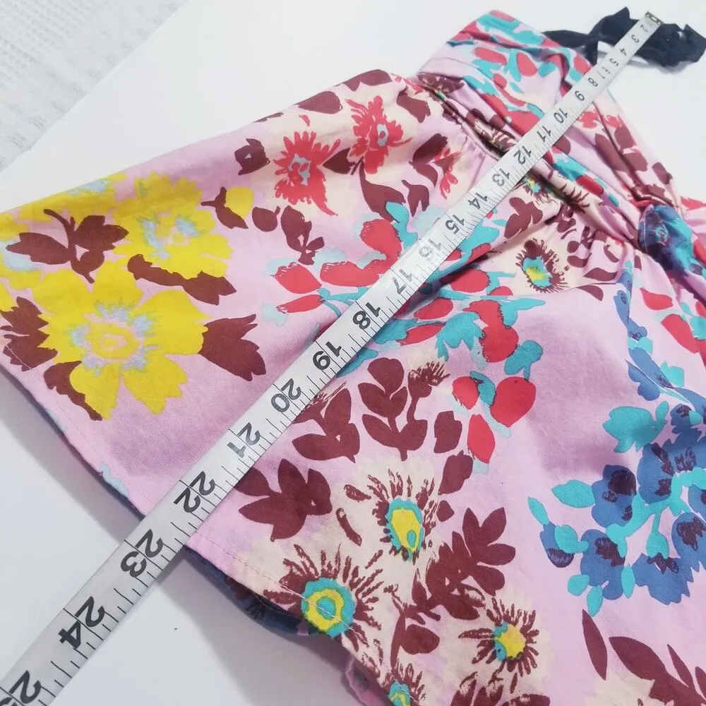 Peter Som Floral Smocked Baby Doll Blouse - Image 9