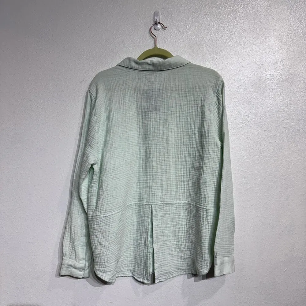 Lucky Brand Light Green Button Down Sz L NWT - Image 9
