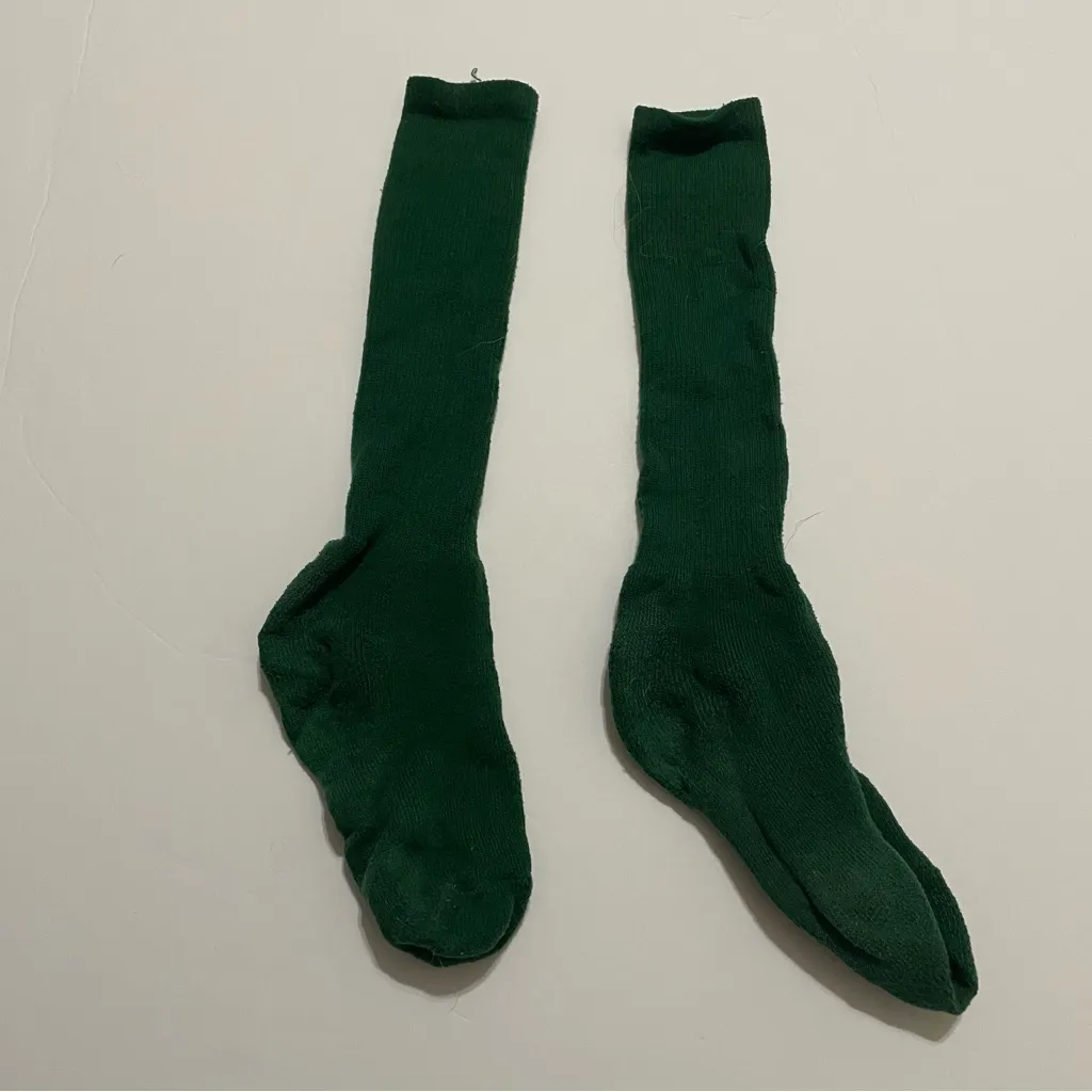 Women’s Hunter Green Soccer Socks - Image 2