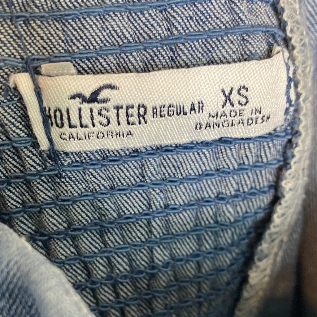NWT Hollister Denim Jumpsuit with Removable/Adjustable Straps XS - Image 4