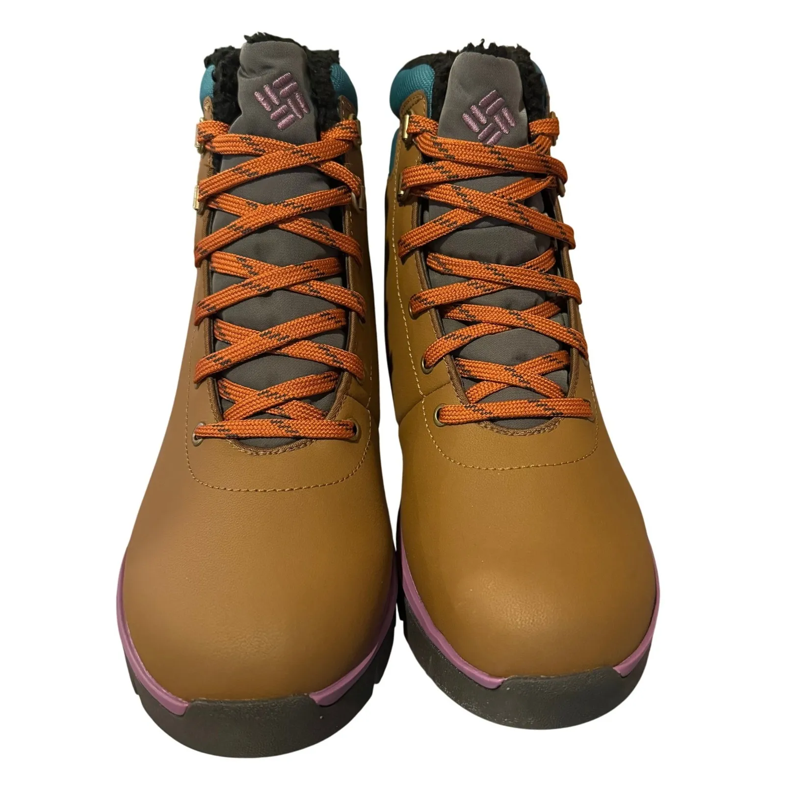 New Columbia Women's Keetley II Boots 7 Light Brown Dark Lavender - Image 2