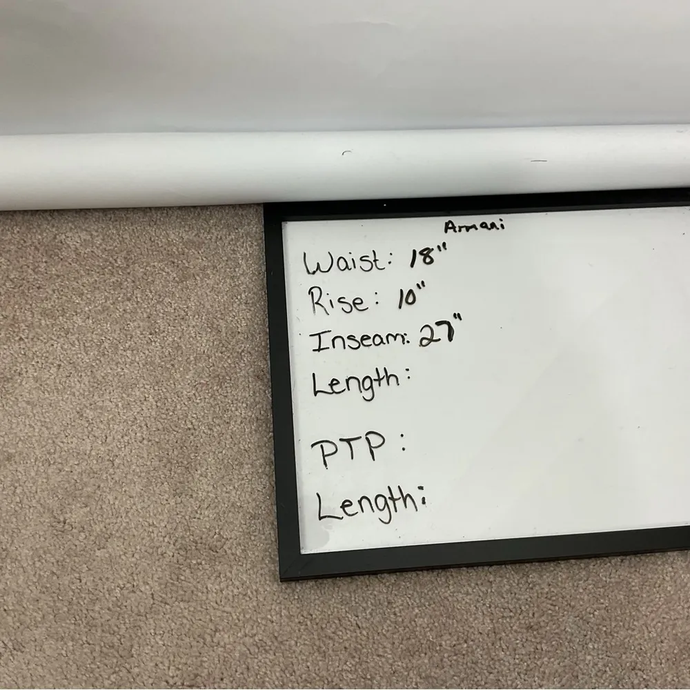 Vintage Armani Collezioni Antinea SRL Brown Wide Leg Pants Size 14 - Image 6