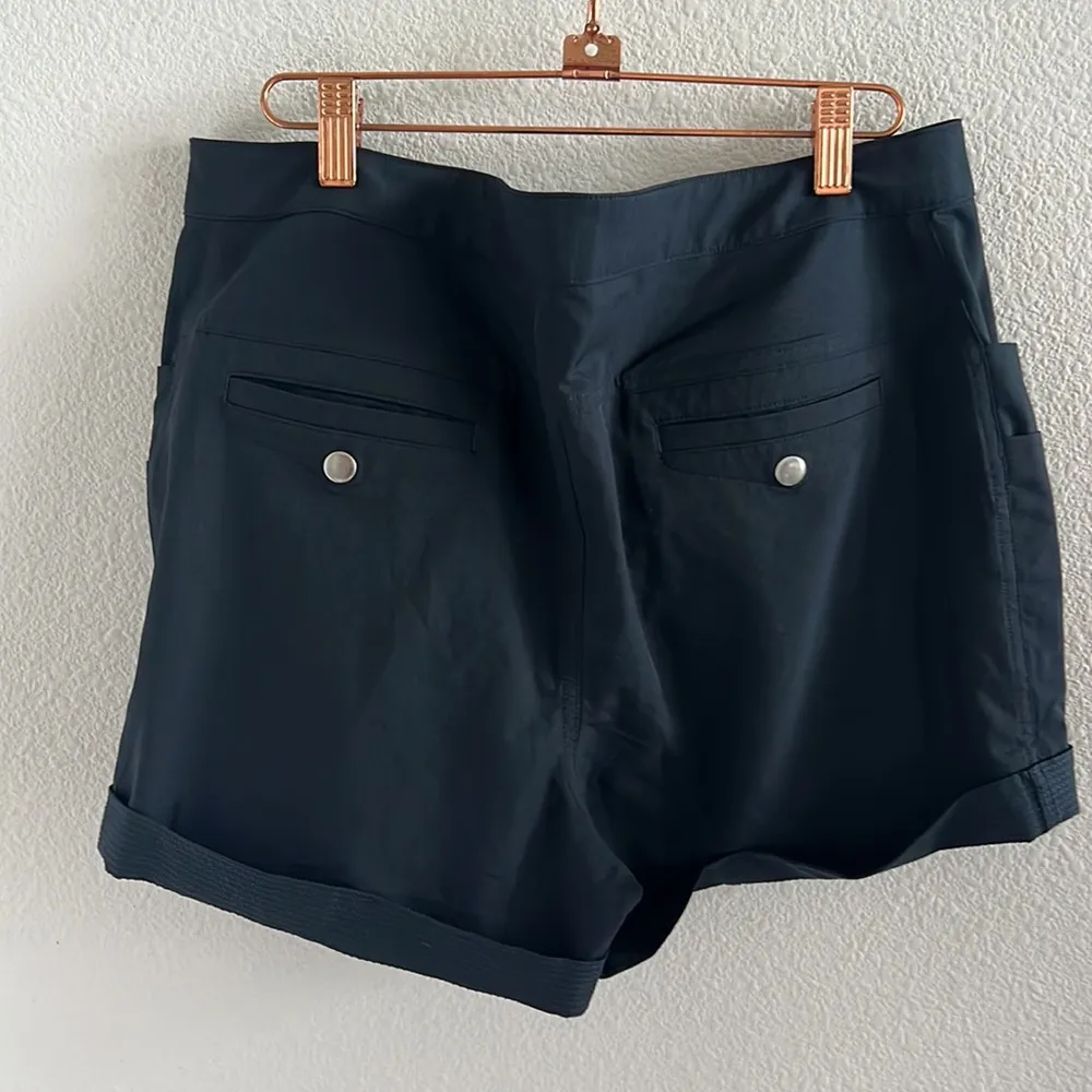 NWT Zyia Active Black Not Just a Trail Short Neutral Athletic Zip + Button XXXL - Image 2