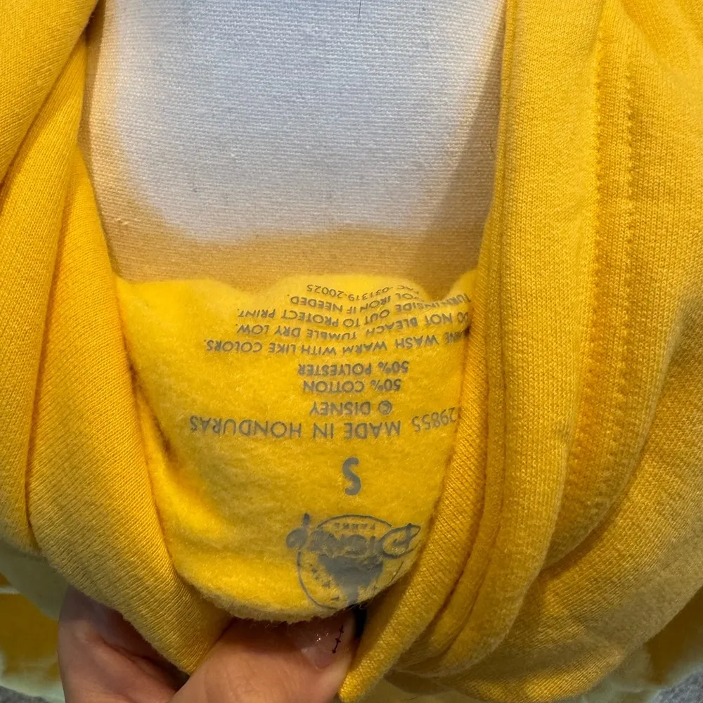 Walt Disney World Park Hoodie | Retro Style | Like New | Cozy | Small | Yellow - Image 5