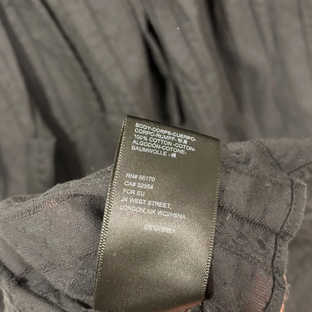 Urban Outfitters Pepper Ruffled Rib Babydoll Black Dress Prairie Cottagecore - Image 15