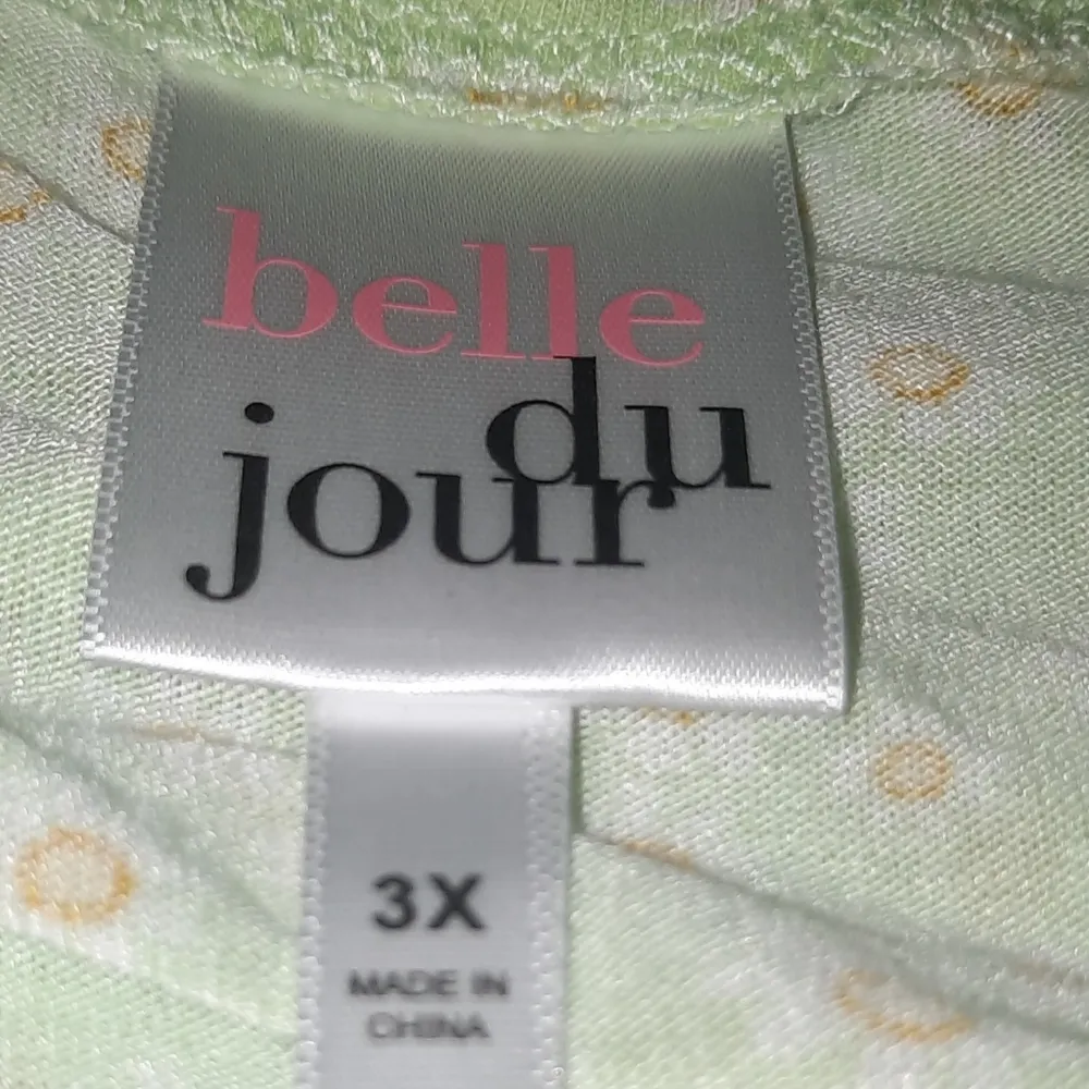 Belle du Jour Floral Tee Size 3X - Image 4