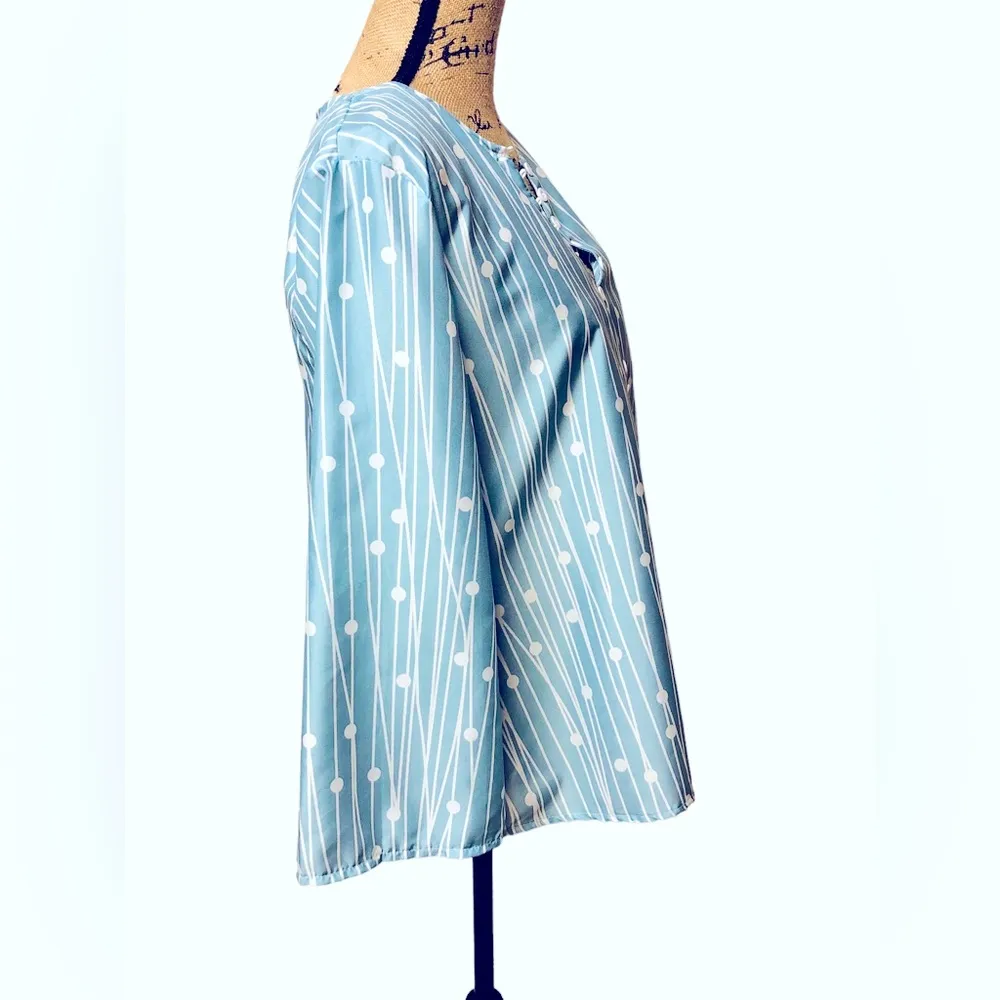 2XL Seafoam Blue Woman’s NWOT Blouse🌺 Size undefined - Image 5