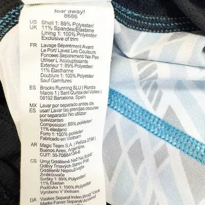 Women's Brooks Printed Athletic Running Shorts XL - Image 4