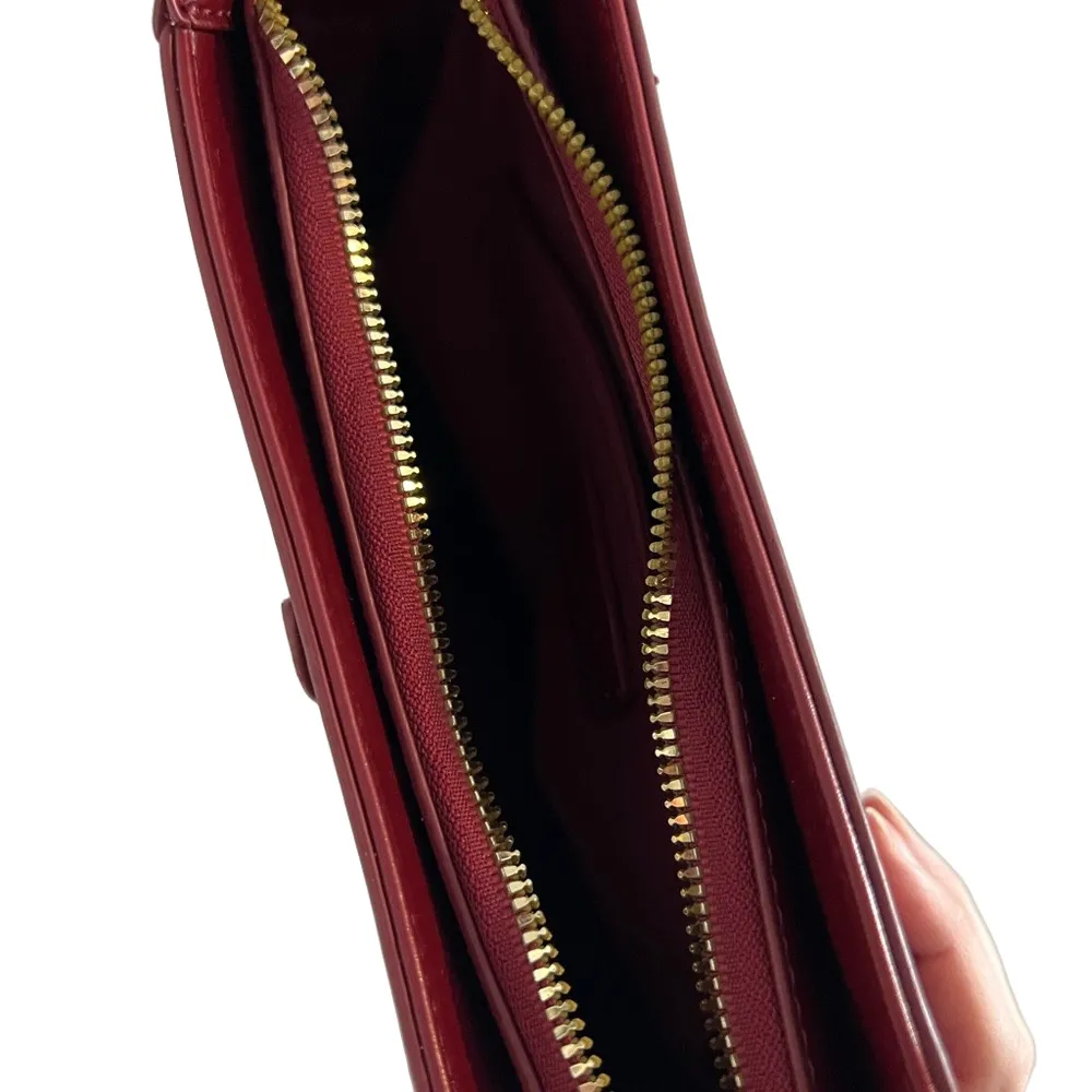 WOMEN'S COMMUTE MINIMALIST FASHION METALLIC DETAIL SHOULDER
BAG Red - Image 4