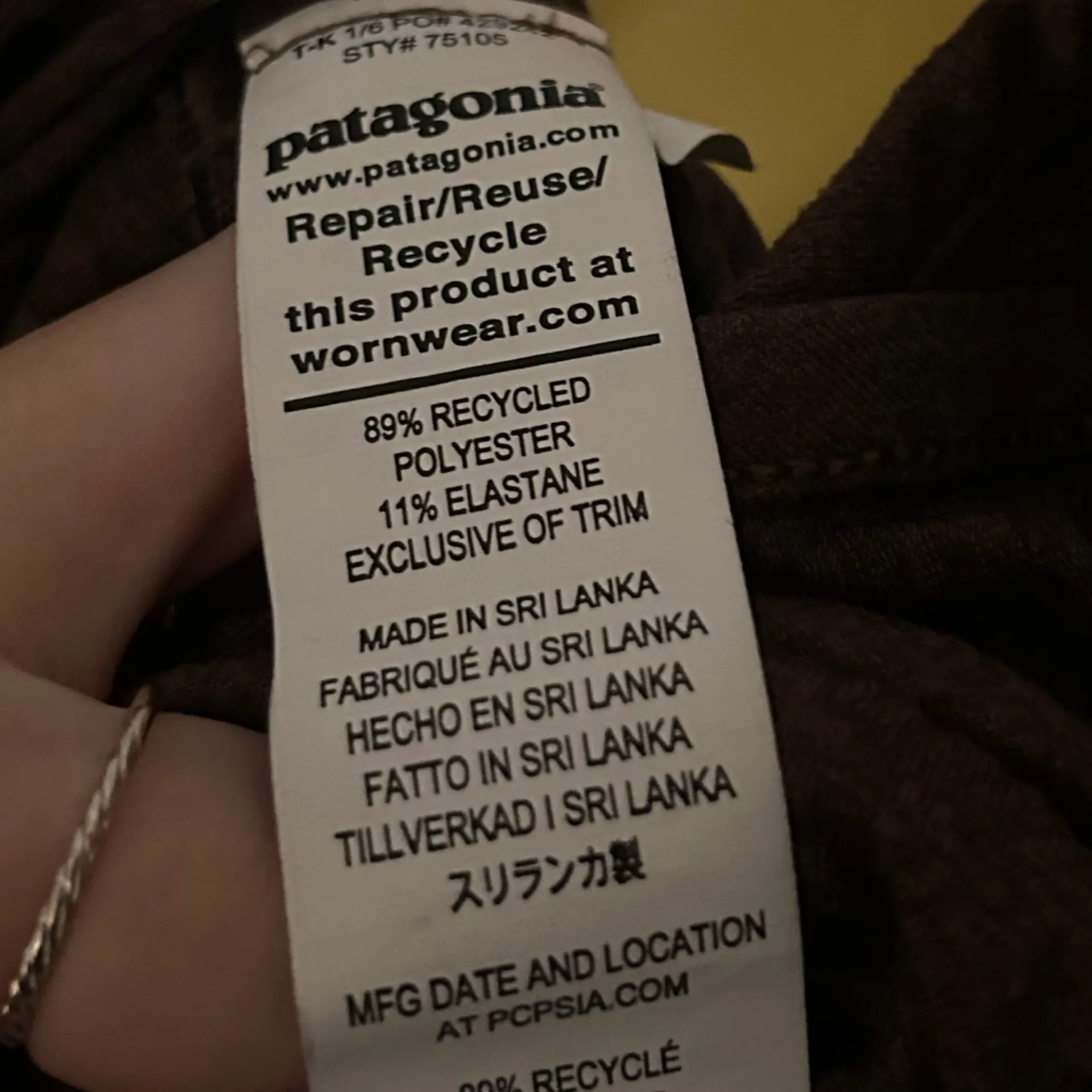 Patagonia Seabrook Jumpsuit Cone Brown Athleisure Outdoor Activewear Size L - Image 7