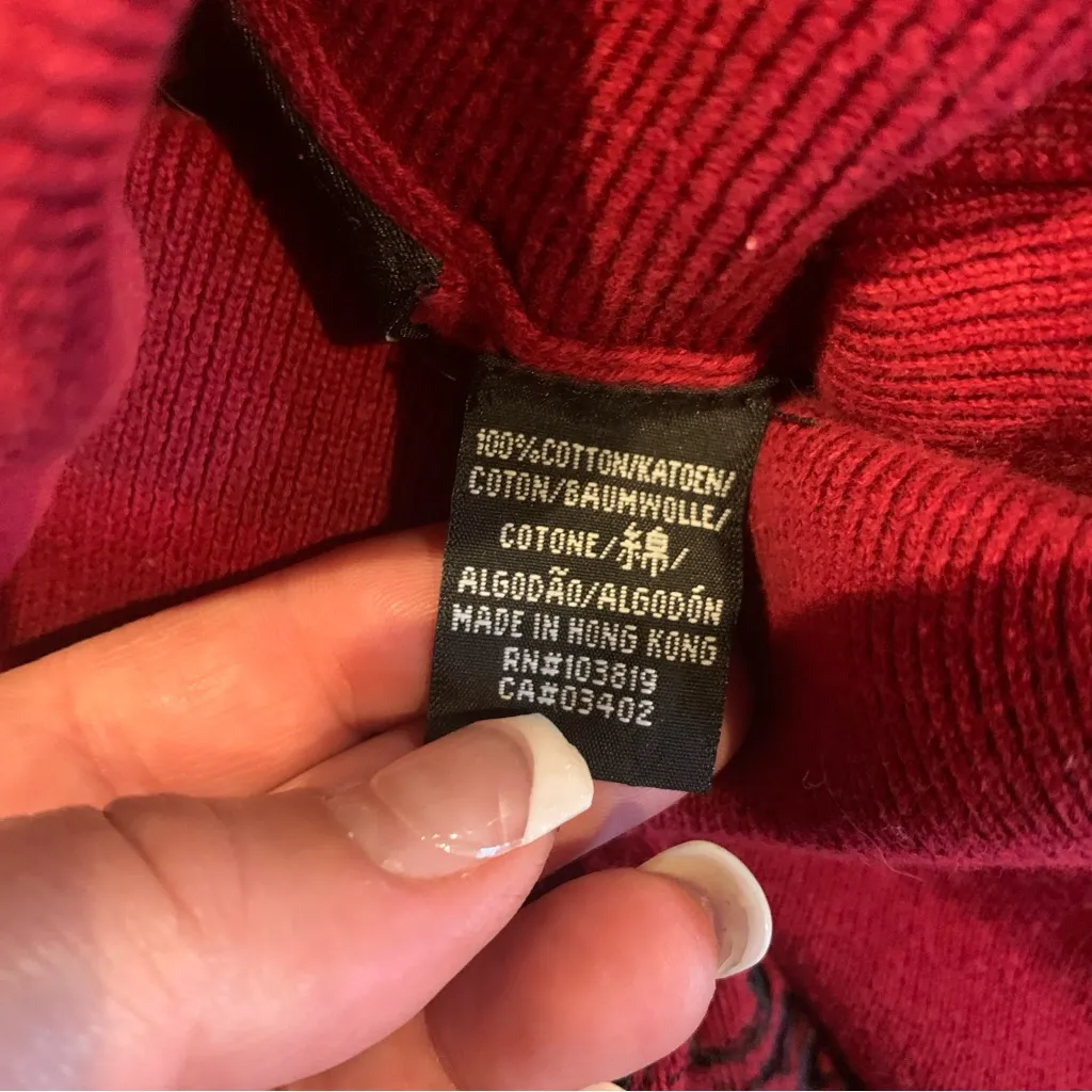 HARLEY-DAVIDSON Red Long Sleeve Turtleneck size 1x - Image 5