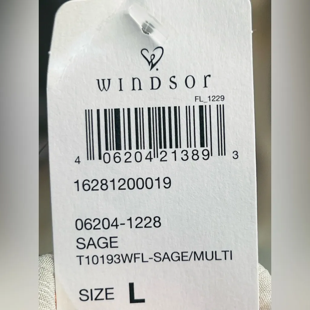 Windsor Where You'll Bloom Tie-Front Top size L with tags - Image 10