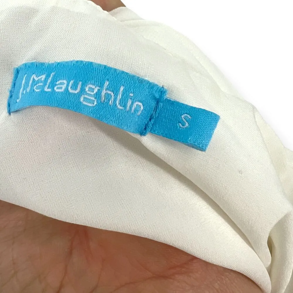 J. McLaughlin | S |Bowen Maxi Dress Pleated Ombre Chiffon Sleeveless Dress Shift - Image 5