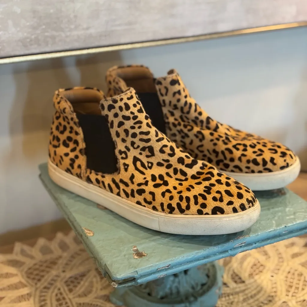 Coconuts by Matisse Leopard Print Sneakers Size 10 - Image 2