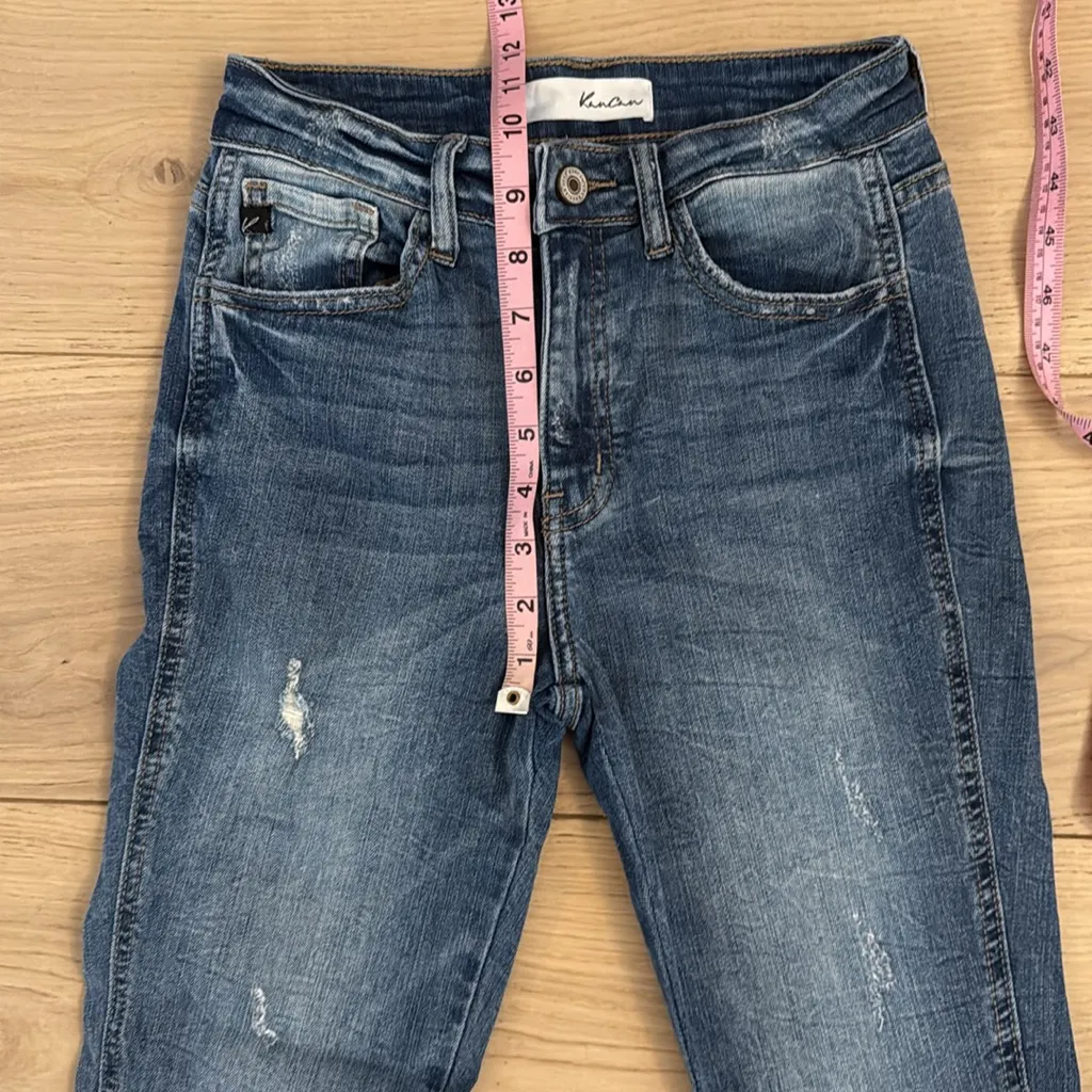 KanCan VICI cropped skinny jeans Blue Size 25 - Image 3