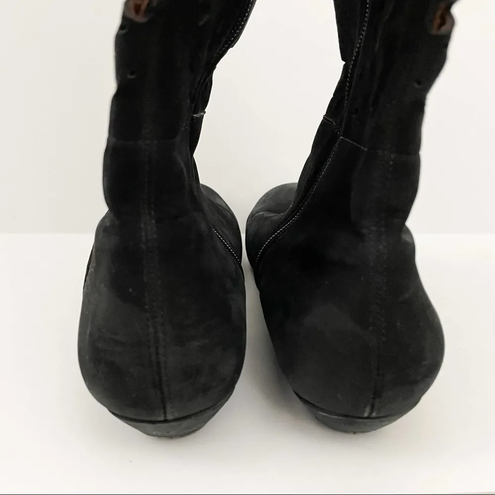 Gentle Souls by Kenneth Cole Black Laser Cut Boots - Image 79