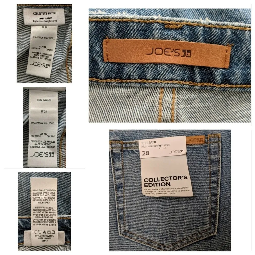 Joe's Jean Jane High Rise Crop - Size 28 - NWOT - Image 7