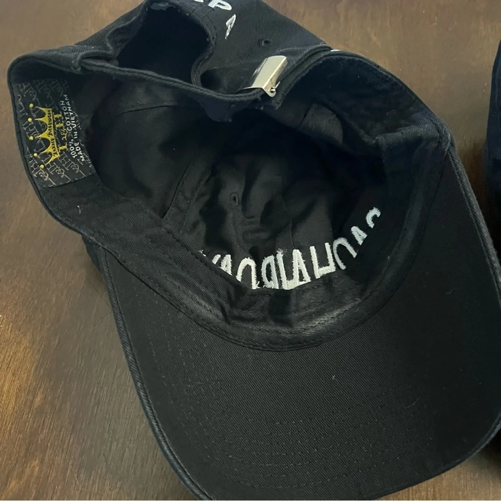 Graphic Hats Ball Caps Lot of Three Salty, Bad Hair Day, Bye Trendy Black - Image 6