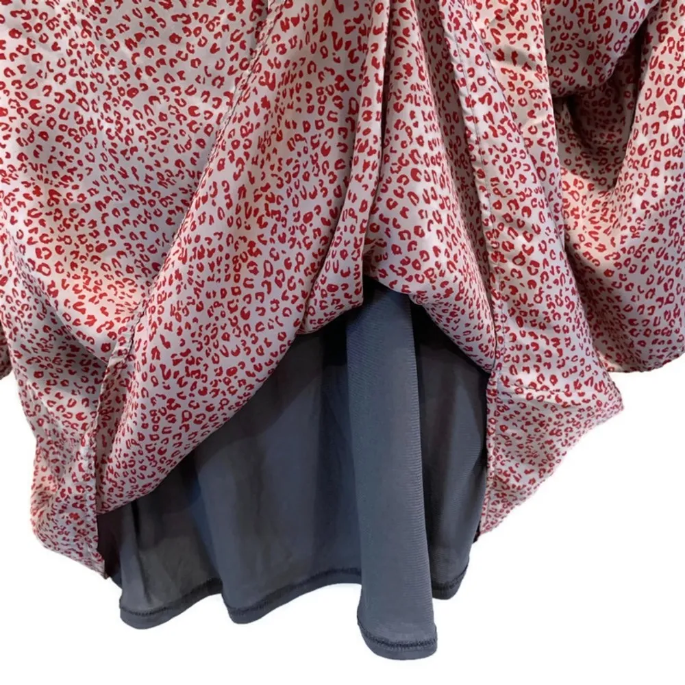 Luxe Apothetique Cold Shoulder Animal Print Blouse - Image 6