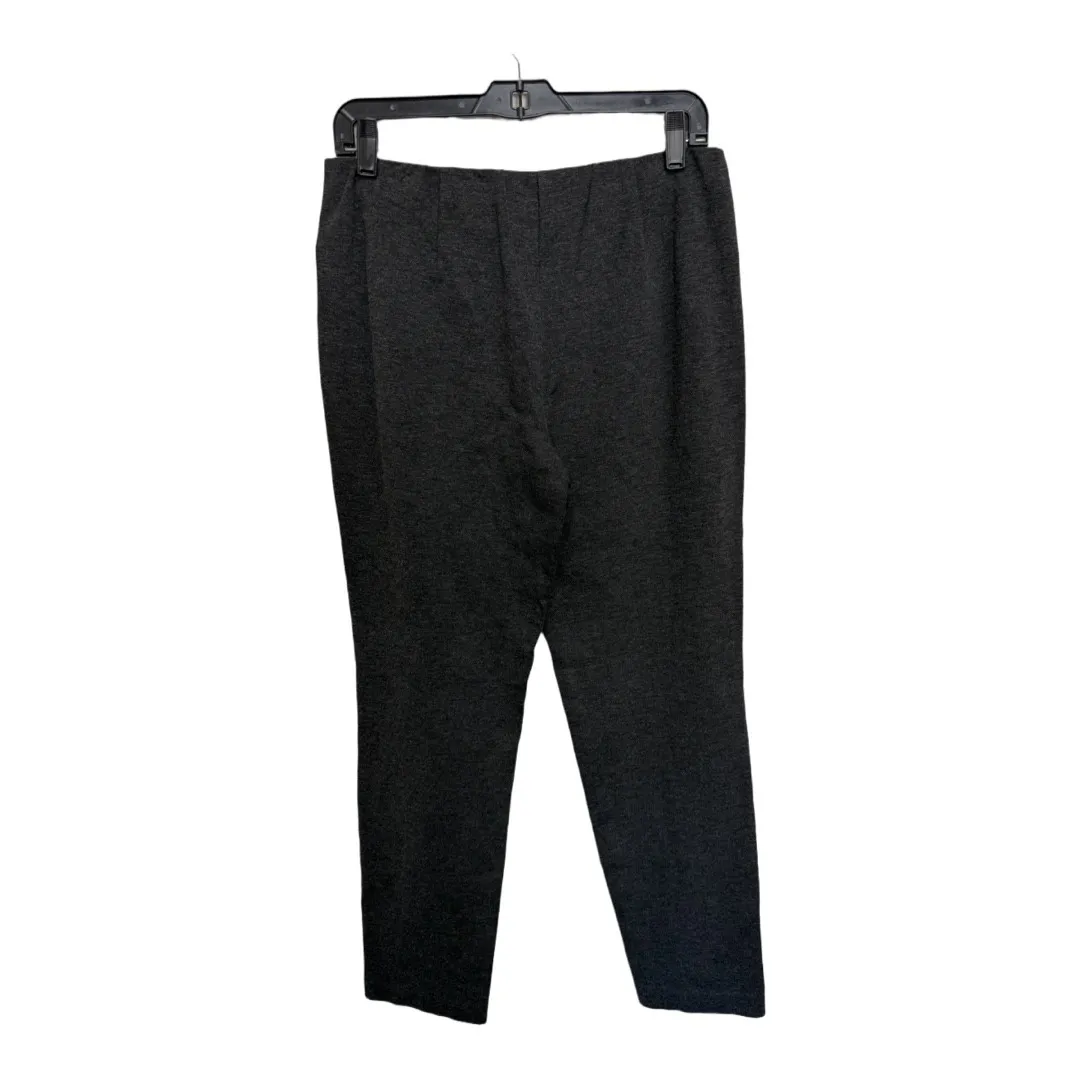 J. Jill Ponte Straight Slim Leg Pull Over Pants Business Casual Gray Size Small - Image 4