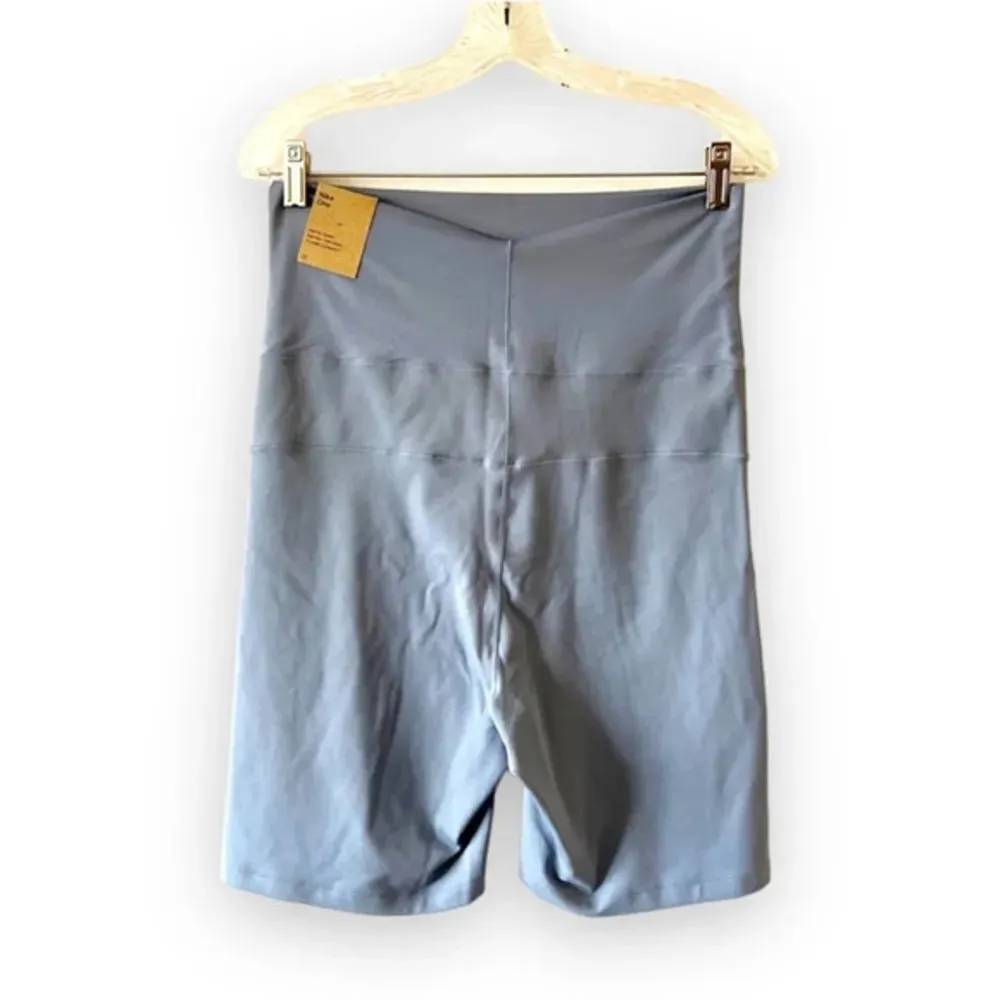 Nike One Running DriFit High Rise Shorts‎ Size Large Blue Tight Fit 7” Short New - Image 2