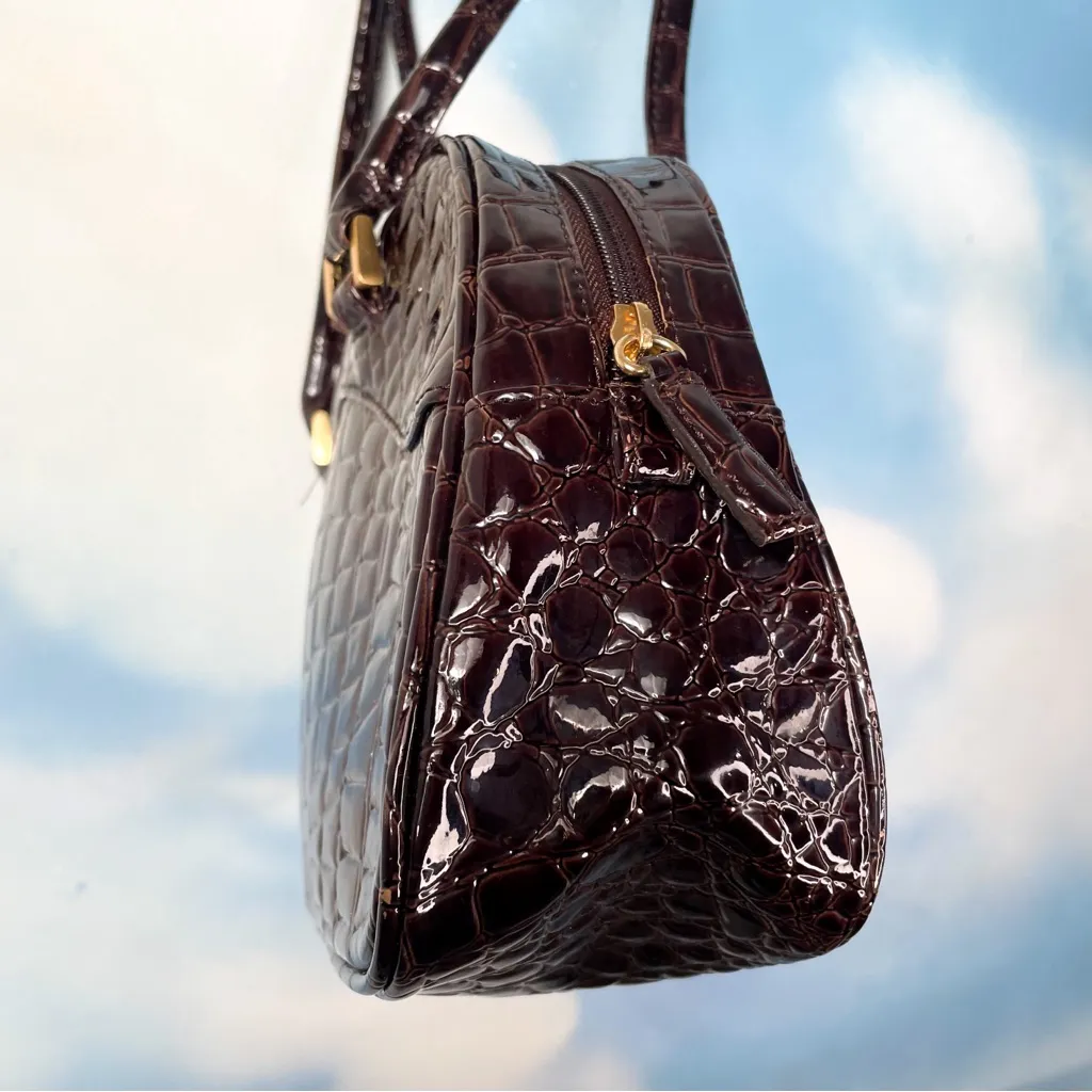 Express croc-embossed purse - Image 5