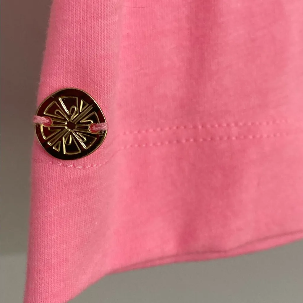 Lilly Pulitzer Rexa Square Neck Top Pelican Pink XXS - Image 3