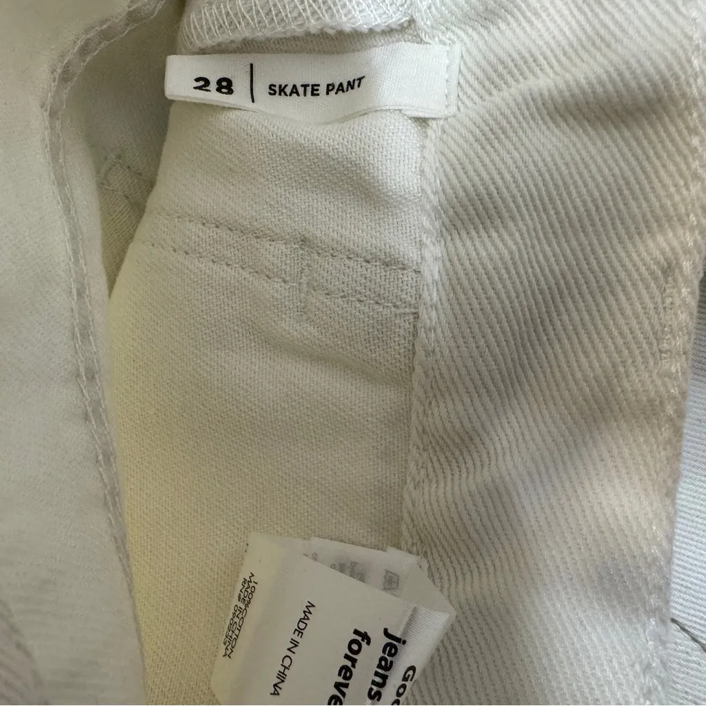 NWT PacSun Off White Cargo Skate Pants Carpenter Loose Fit size 28 NEW - Image 8