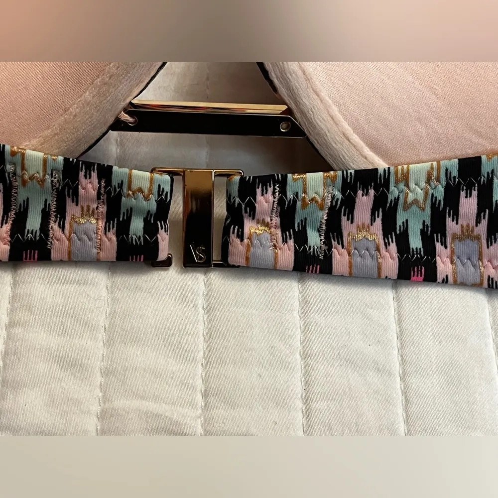 Victoria's Secret Ikat Foil The Fabulous Underwire Push-up Bikini top - Image 4