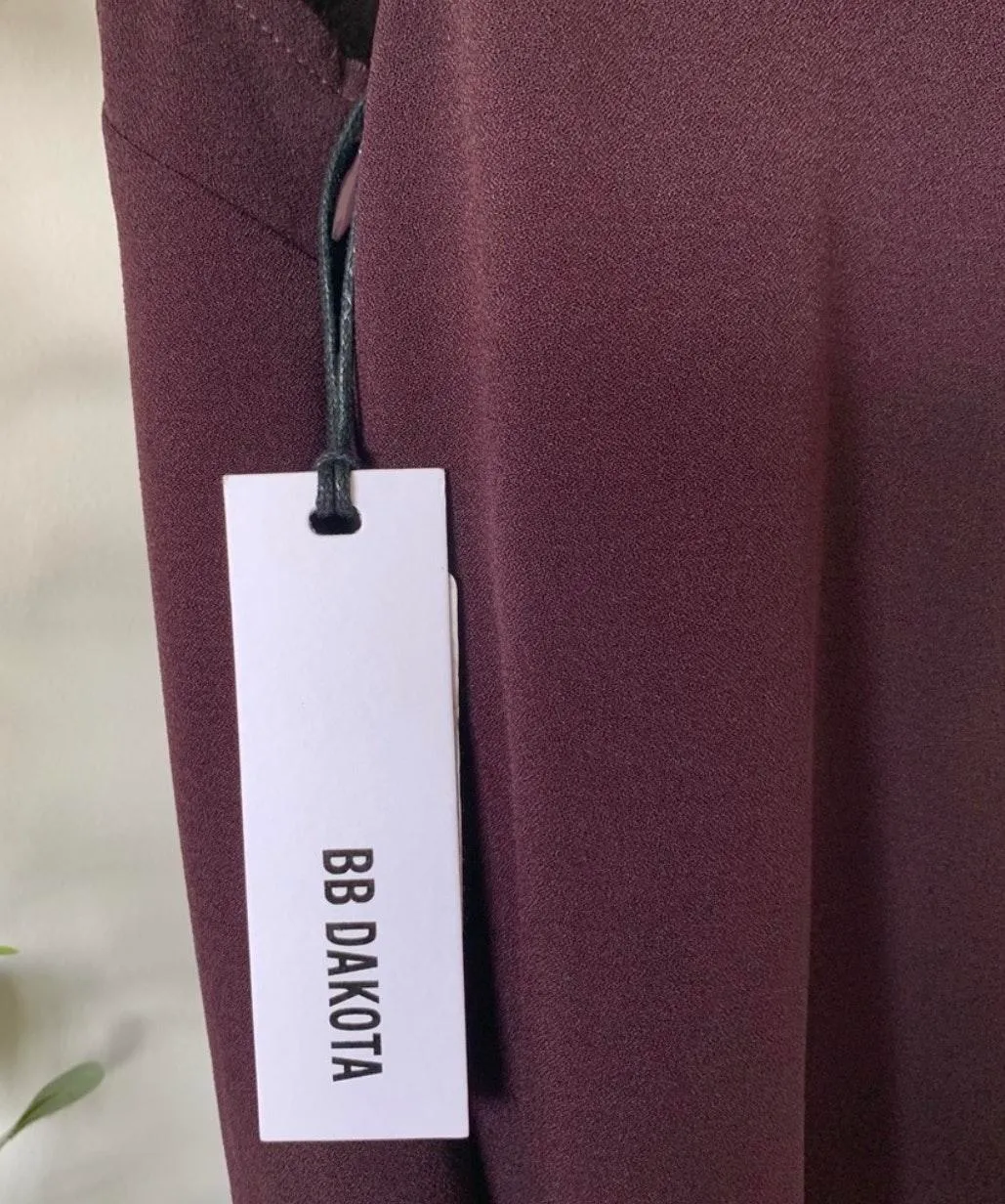 BB Dakota Mattie Drape Back Dress - Image 9