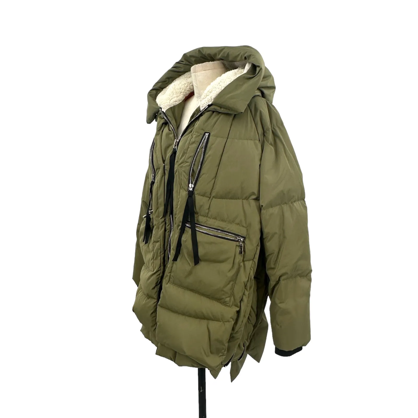 Orolay Thickened Down Jacket 092 Universe Peat Moss Green Size Medium - Image 6