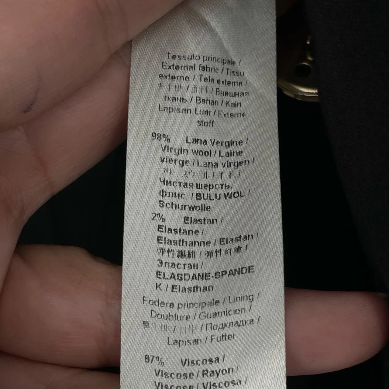 Roberto Cavalli Women's Navy Notched Lapel‎ Patch Pockets Blazer Jacket Size 42 - Image 14