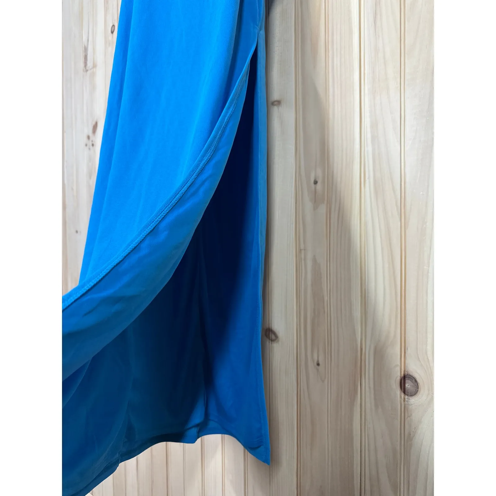 NWT Lulus Glamorous Dedication Blue Sleeveless Column Maxi Dress Wedding Sz XXS - Image 5