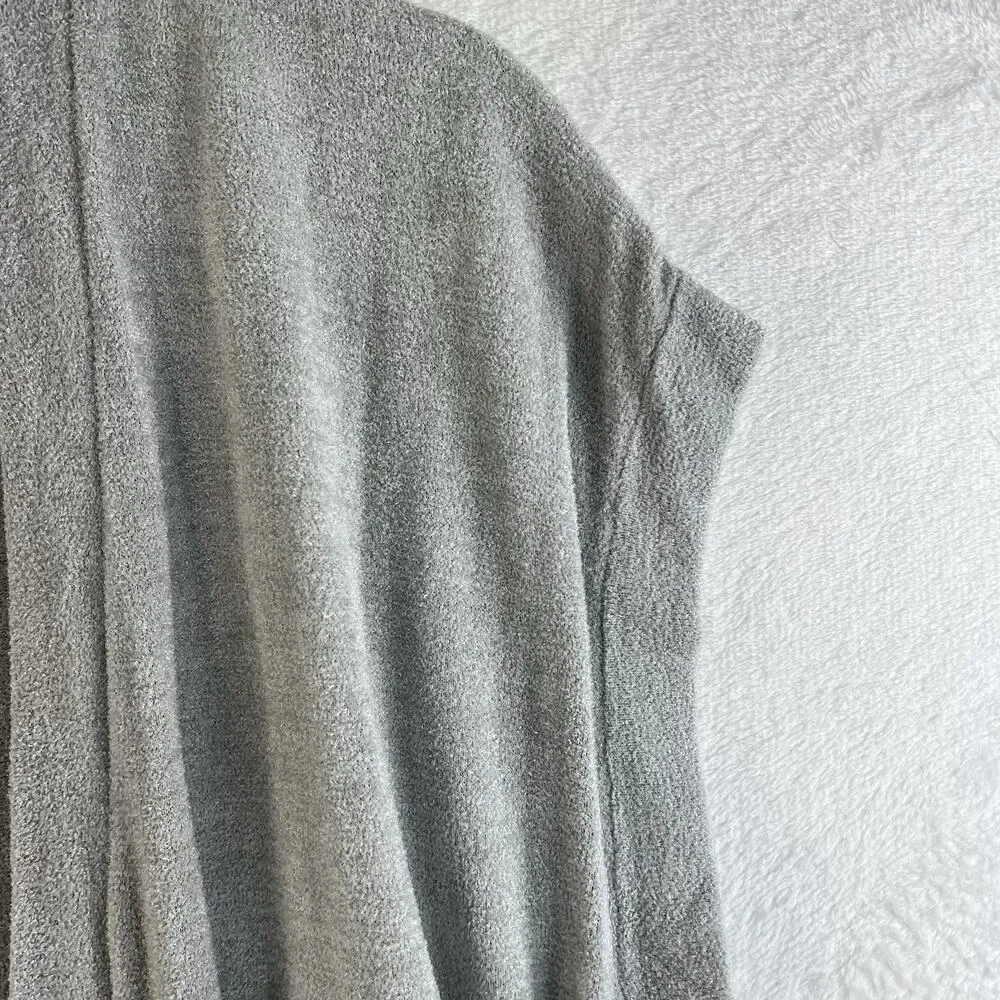 Barefoot Dreams Medium M Cozychic Ultra Lite Sleeveless Long Cardigan Sweater - Image 5