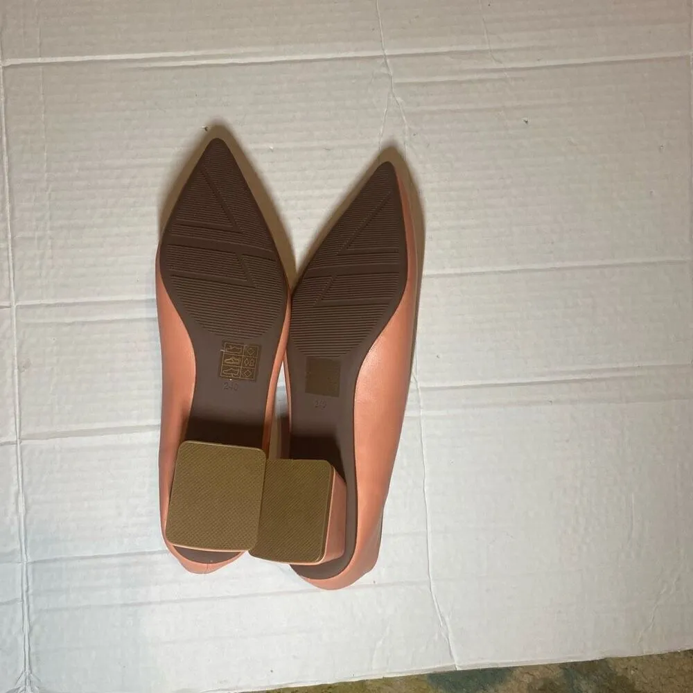 C.PARAVANO Women’s Low Block Heel Pink Pumps Size EU 38 US 7.5 New SEE DESCRIPTI - Image 9