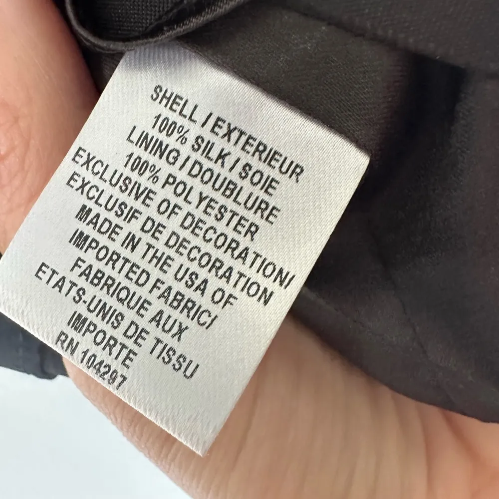 Milly 100% Silk Sequin Black Colorful Crop Tank Top 0 - Image 4