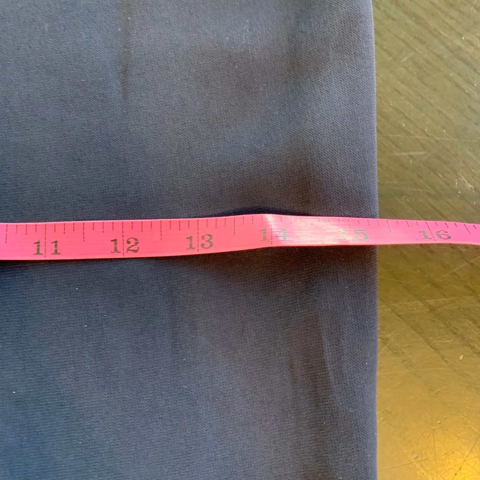 Talbots Woman Petite 18W Navy Blue Pleated Pants‎ Elastic Waist Church Office - Image 13