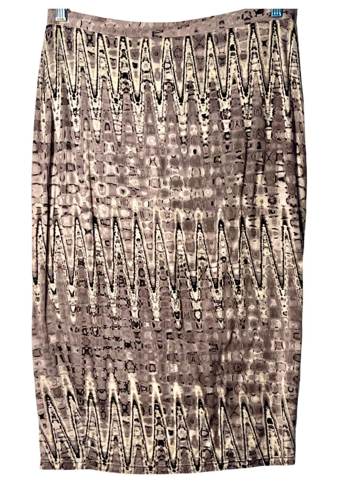 MattyM Womens Skirt Size L Purple Tie Dye Rayon Pull On Straight Rayon Spandex Size L - Image 1