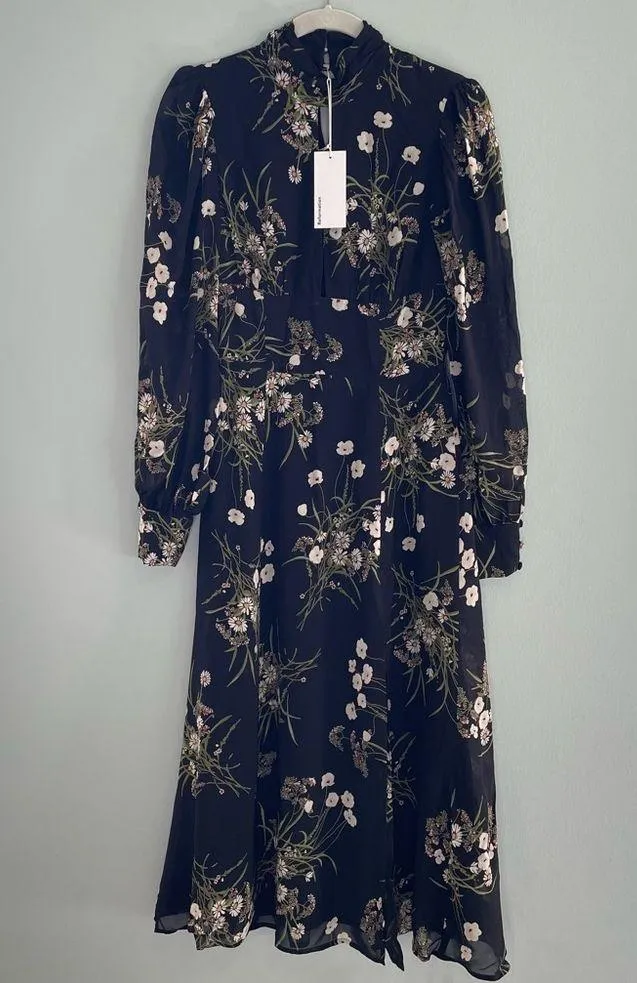Reformation Rosewood Flora Midi Dress NWT 4 - Image 3