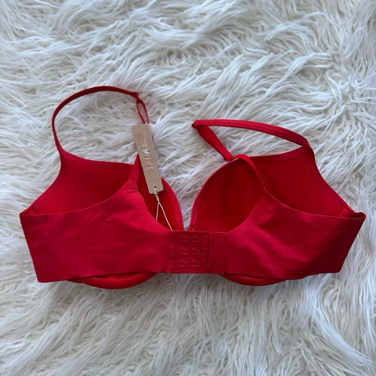 Skims Ultimate Collection Pushup Plunge Bra Cayenne Size 38C - Image 5