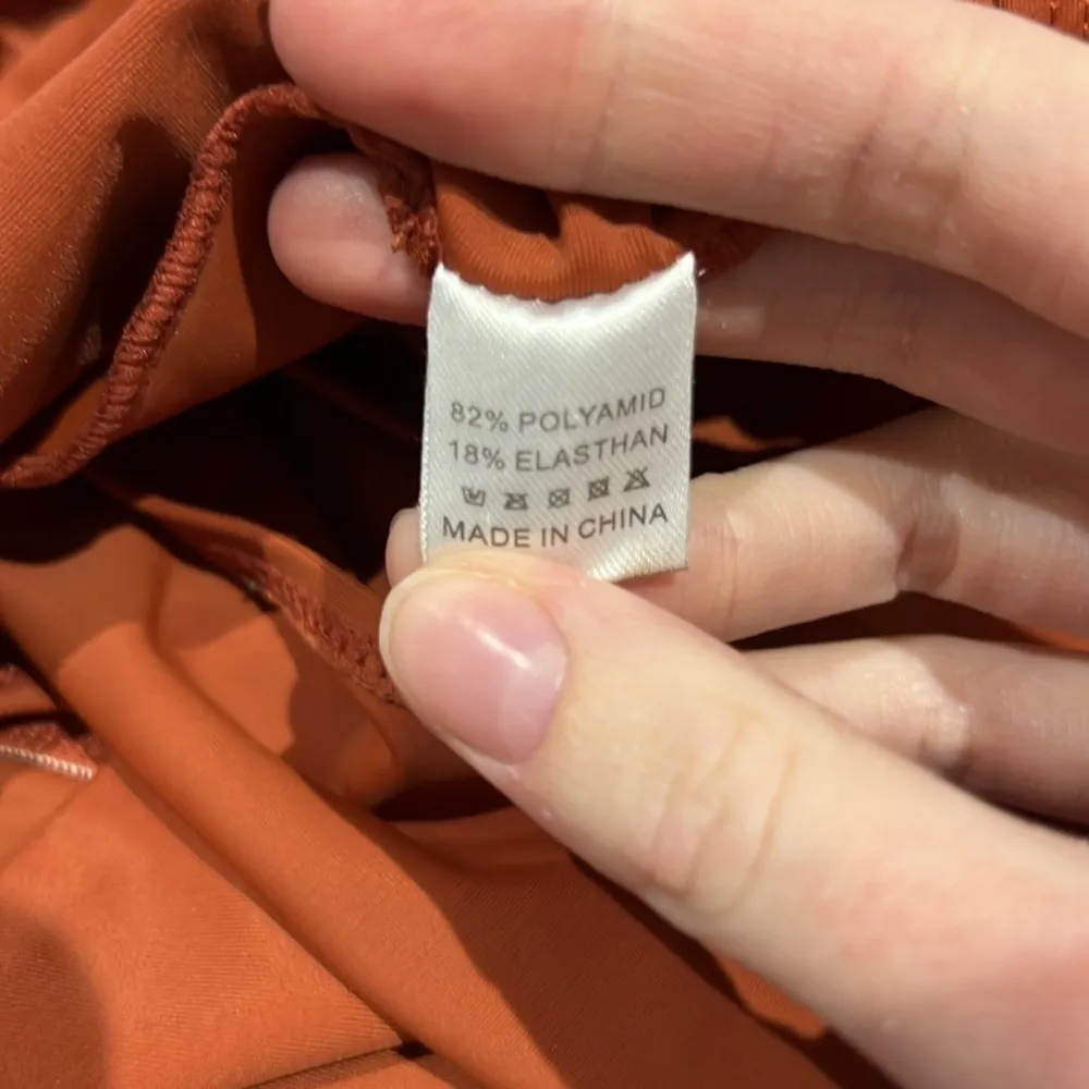 Women’s Brown Moisture Wicking Sports Bra/ Swim Top Size M - Image 4