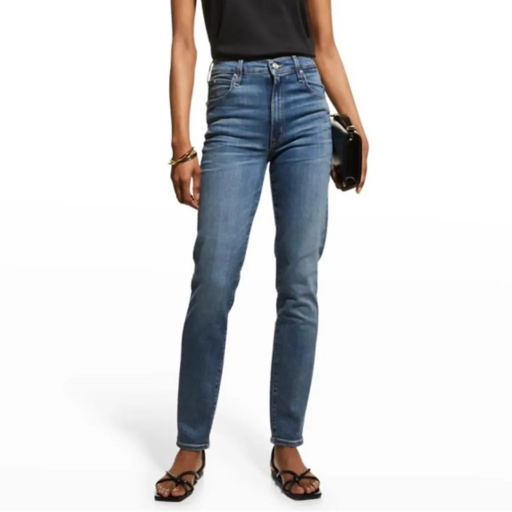 SLVRLAKE Roxy Southern Cross Women's Blue Denim Skinny Leg Blue Jeans Size 27 - Image 3