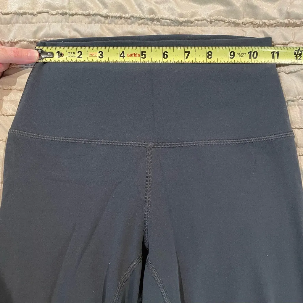 Lululemon Align Crop 19" Activewear Leggings Blue Tied 4 W6HGRS - Image 7