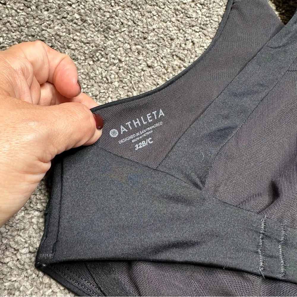 Athleta Maldives High Neck Bikini Top in Black - Image 5