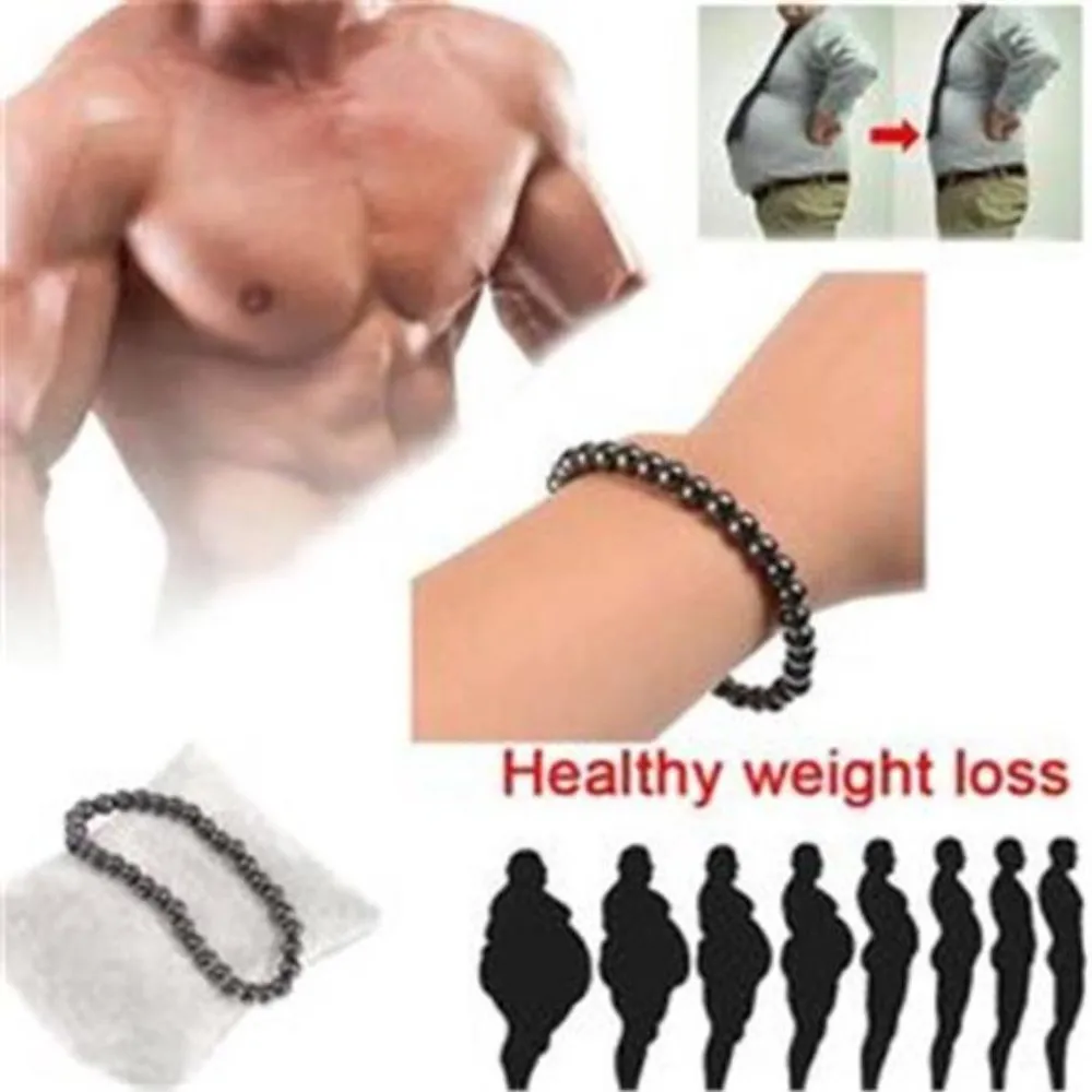 Nature Stone Magnetic Hematite Bracelet Men Women Jewelry (Brand New) - Image 4